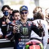 Fabio Quartararo von Monster Energy Yamaha MotoGP zeigte auf dem Circuito de Jerez - Ángel Nieto das ganze Wochenende über eine fabelhafte Pace und wird den Gran Premio de España von Platz zwei aus starten.